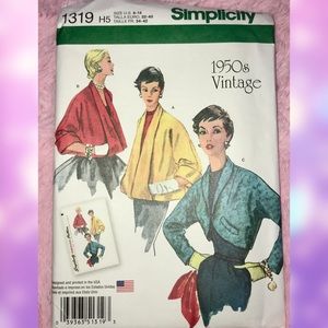 Sewing pattern vintage 1950’s style jacket